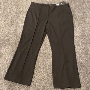Bootcut mid rise black pants